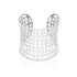 Lattice | Silver | Laser Cut Cuff